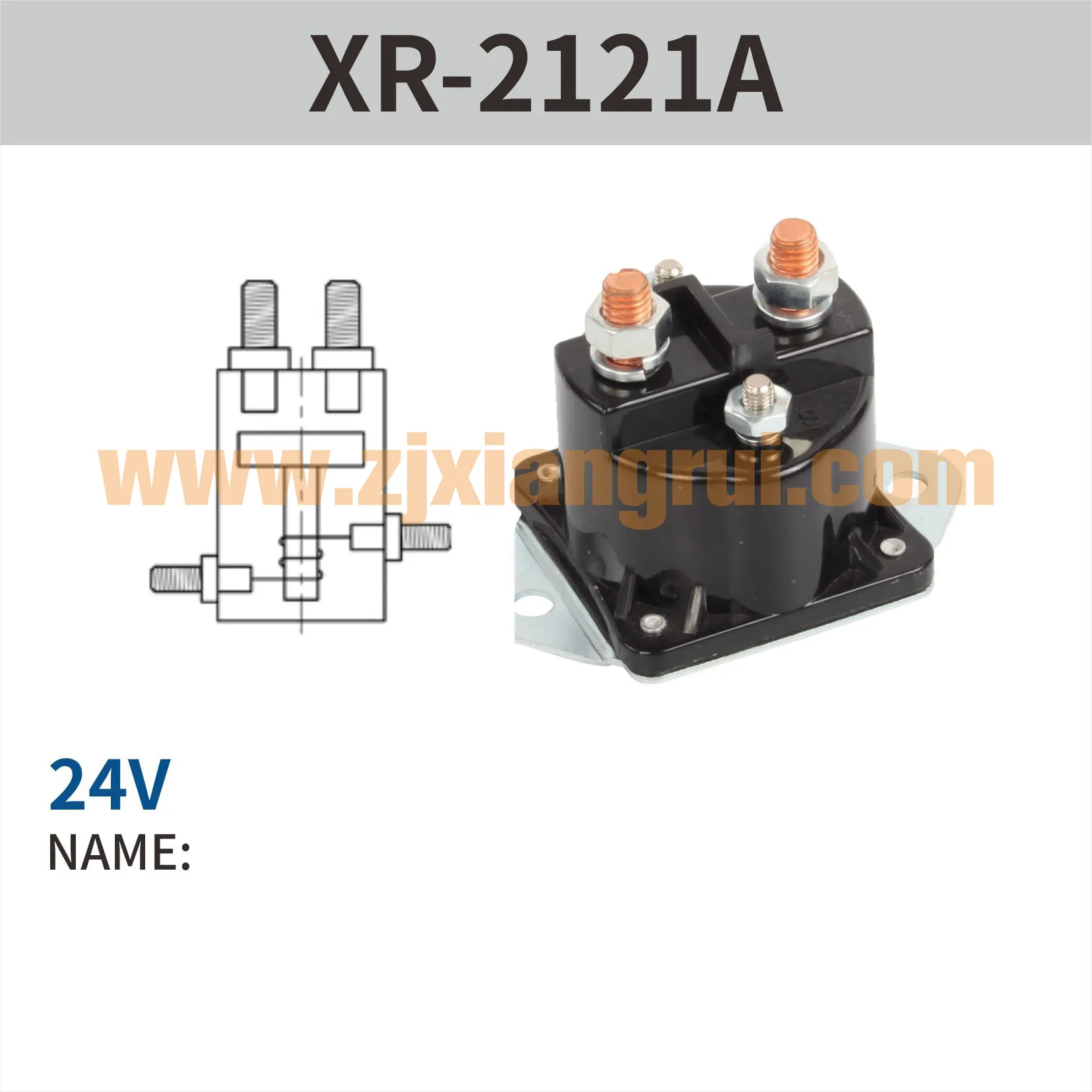 China Continuous Duty Solenoid Relay manufacturer