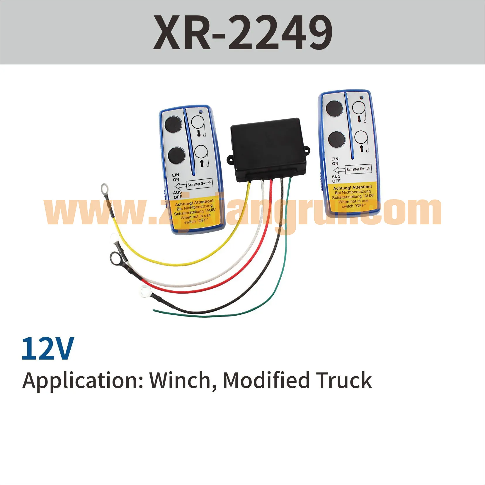 12V Wireless Remote Control Switch For Winch